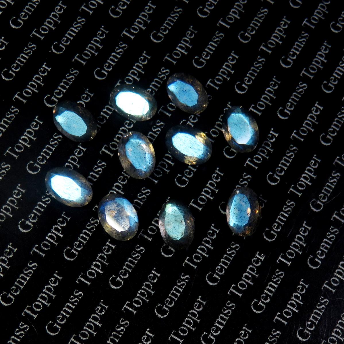 Labradorite 8x10 mm Oval Faceted